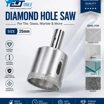 25mm Diamond Hole Saw Bit