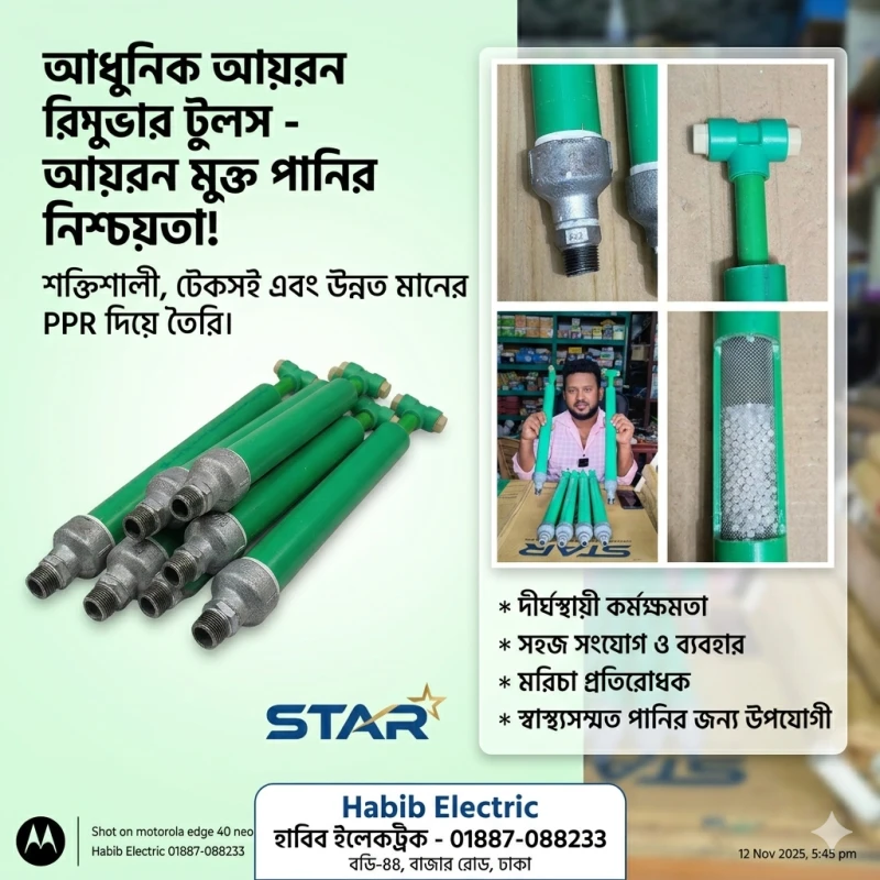 Threat Iron Remover Tools। একটা সিলিকনের ওয়াসার ফ্রি