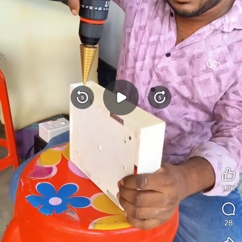 স্টেপ ড্রিল বিট (Step Drill Bit)